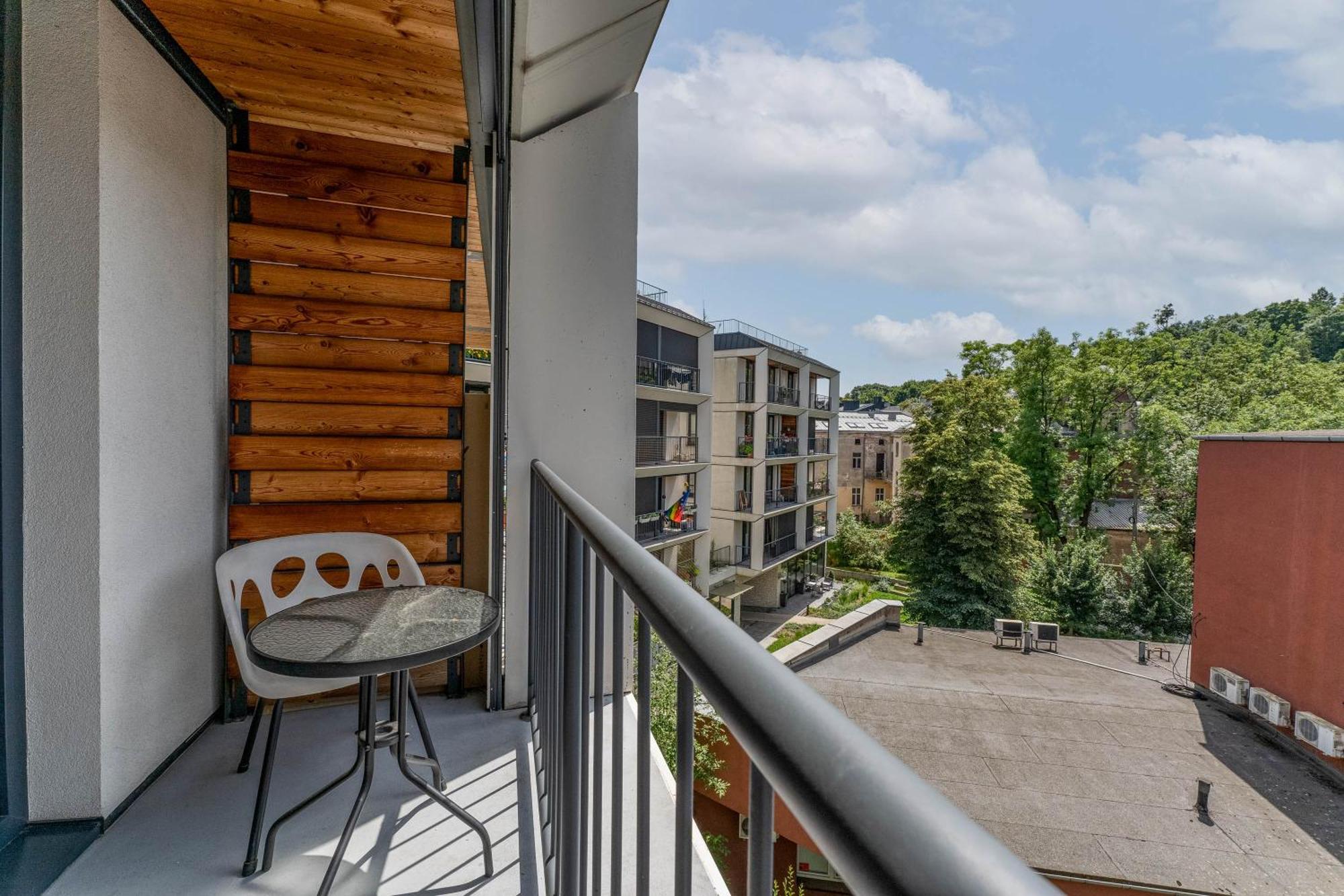 Podgorze With Balcony Apartment Krakau